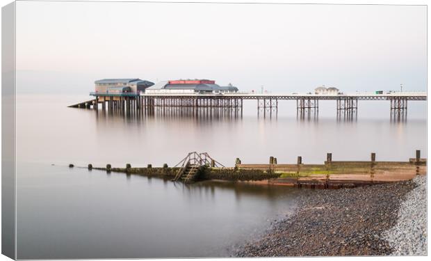 Long exposure of Cromer pier Canvas Print by Jason Wells