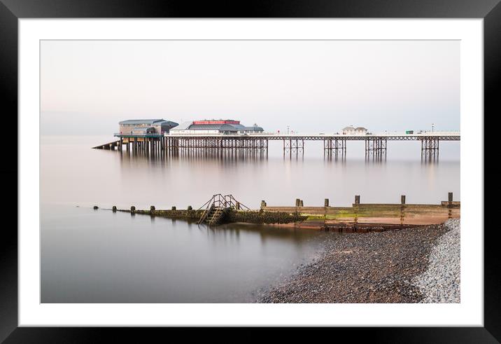 Long exposure of Cromer pier Framed Mounted Print by Jason Wells