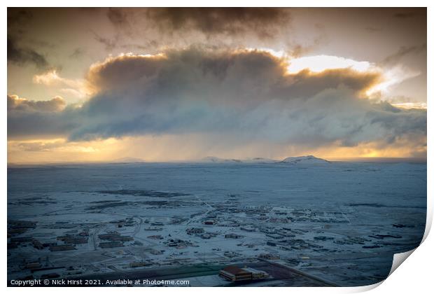 Mountain Storm Print by Nick Hirst