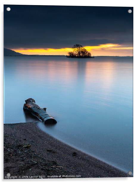 Loch Leven sunrise Acrylic by Chris Lauder