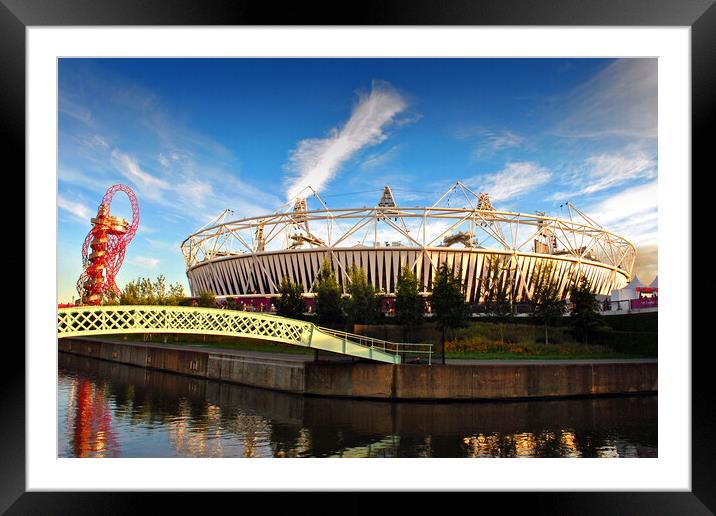 2012 London Olympic Stadium Framed Mounted Print by Andy Evans Photos