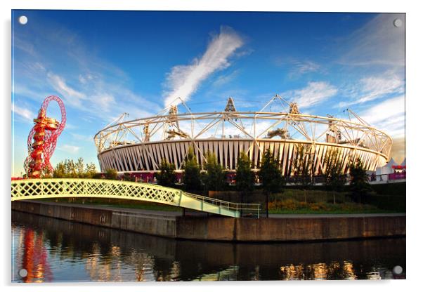 2012 London Olympic Stadium Acrylic by Andy Evans Photos