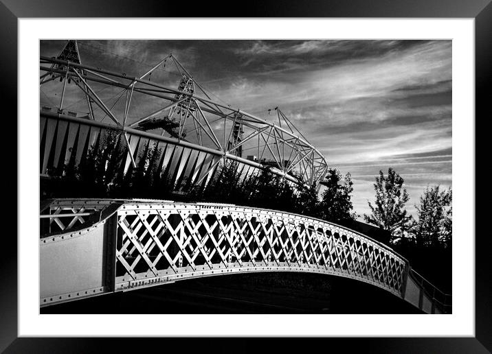2012 London Olympic Stadium Framed Mounted Print by Andy Evans Photos