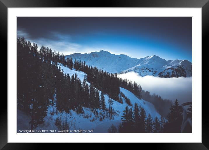 Frozen Landscape Framed Mounted Print by Nick Hirst