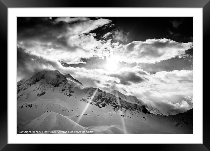 Break in the Clouds Framed Mounted Print by Nick Hirst