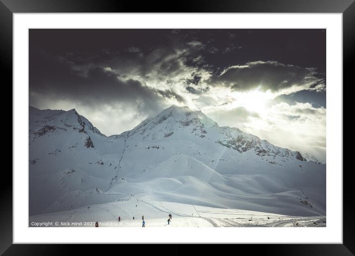 Sunlight through the Clouds Framed Mounted Print by Nick Hirst