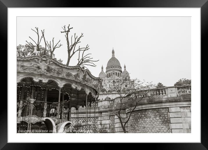 Basilica Above the Merry-Go-Round Framed Mounted Print by Nick Hirst