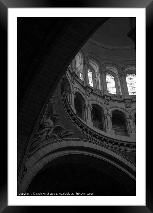 Angel under the Dome Framed Mounted Print by Nick Hirst