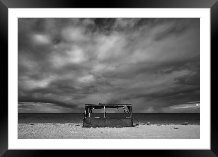 The shelter under the storm Framed Mounted Print by Dimitrios Paterakis