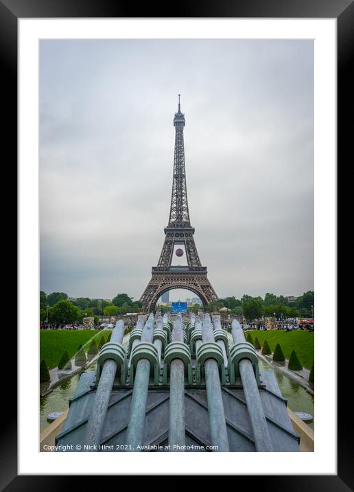 Eiffel Tower Framed Mounted Print by Nick Hirst