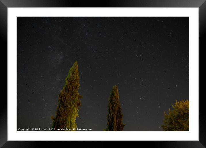 Starry Sky Framed Mounted Print by Nick Hirst
