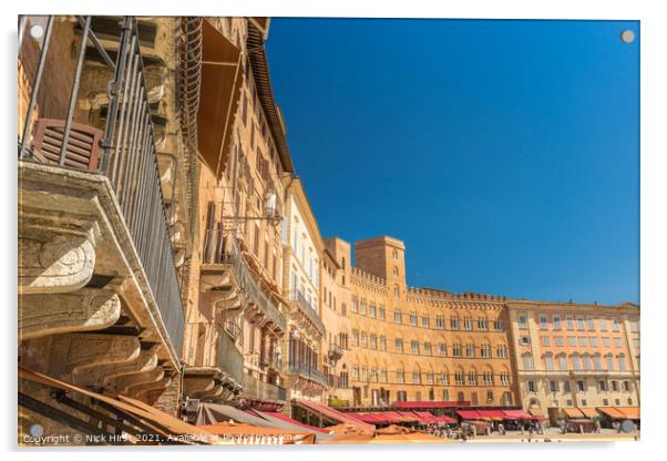 Surrounding the Siena Square Acrylic by Nick Hirst