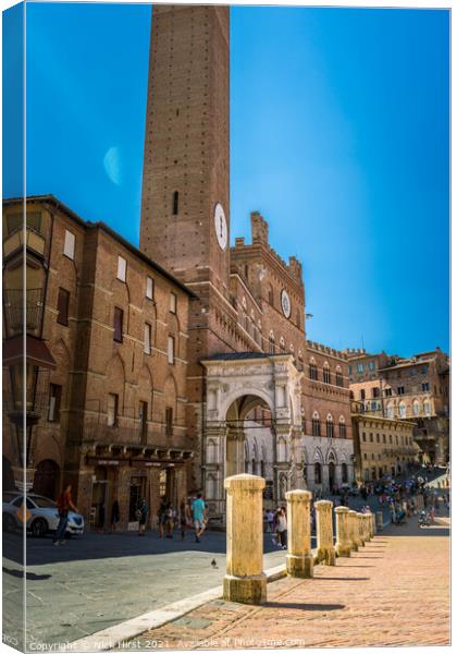 Sienna Square Canvas Print by Nick Hirst