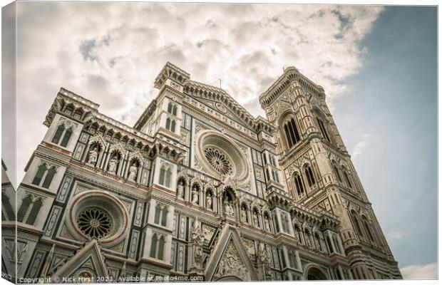Cathedral of Santa Maria del Fiore Canvas Print by Nick Hirst