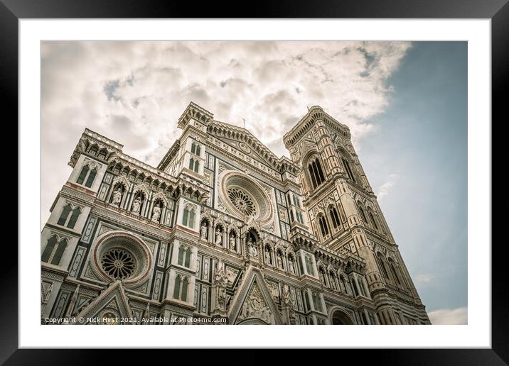 Cathedral of Santa Maria del Fiore Framed Mounted Print by Nick Hirst