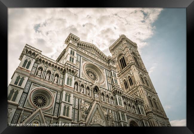 Cathedral of Santa Maria del Fiore Framed Print by Nick Hirst