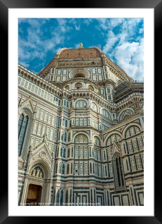 Duomo Framed Mounted Print by Nick Hirst