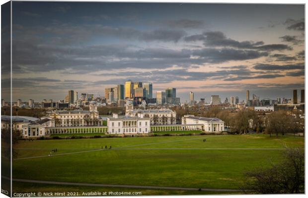 Greenwich Park Canvas Print by Nick Hirst