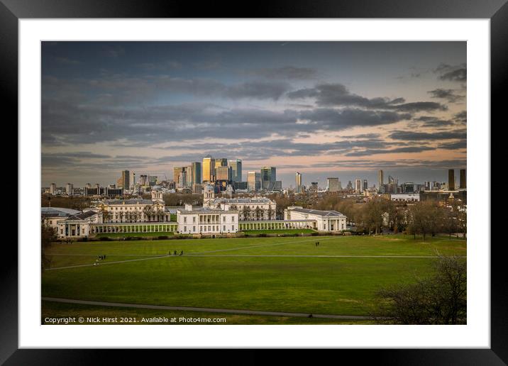 Greenwich Park Framed Mounted Print by Nick Hirst