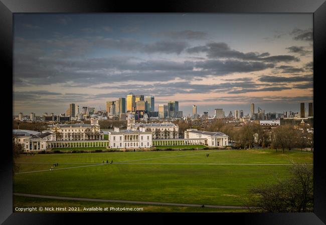 Greenwich Park Framed Print by Nick Hirst