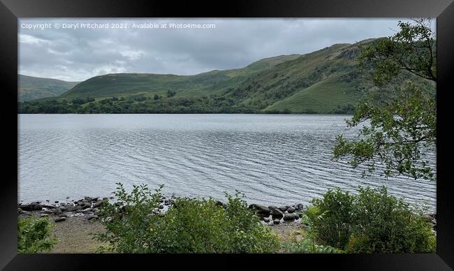 Ullswater Lake District  Framed Print by Daryl Pritchard videos
