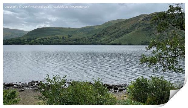Ullswater Lake District  Print by Daryl Pritchard videos