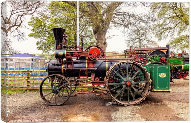 Canadian Traction Engine Canvas Print by jim Hamilton