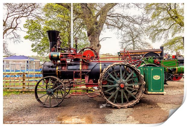 Canadian Traction Engine Print by jim Hamilton