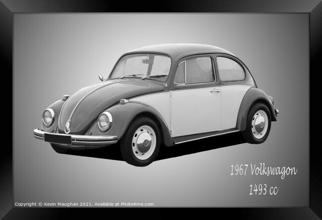 1967 Volkswagen Car Framed Print by Kevin Maughan