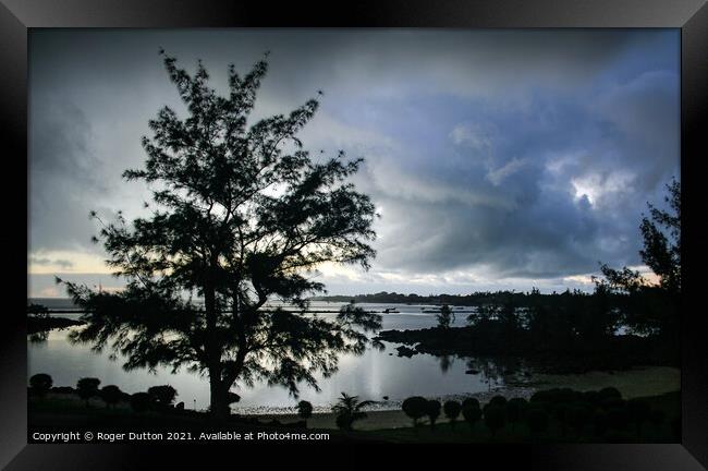 Gande Gaube - Mauritius Framed Print by Roger Dutton