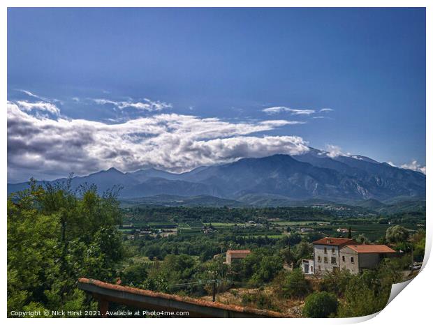 Rolling Clouds Print by Nick Hirst