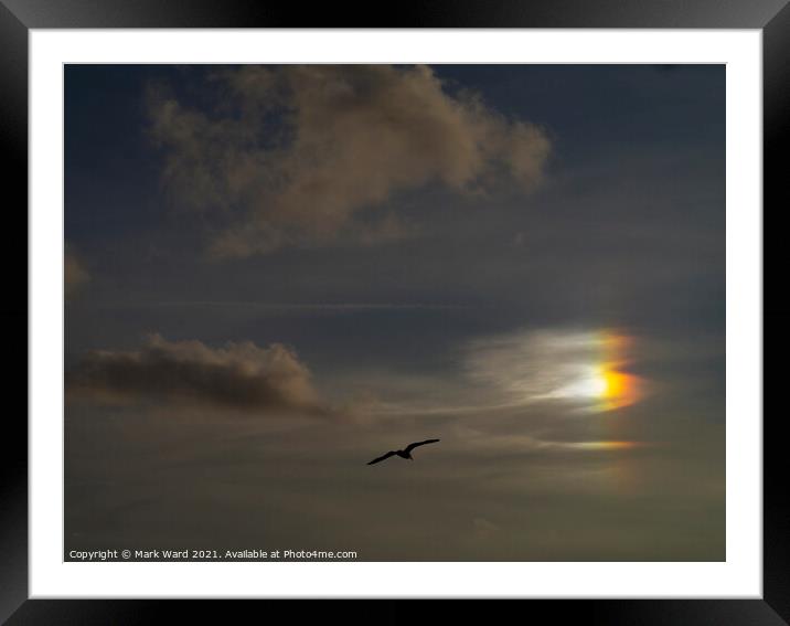 Evening Sky Framed Mounted Print by Mark Ward