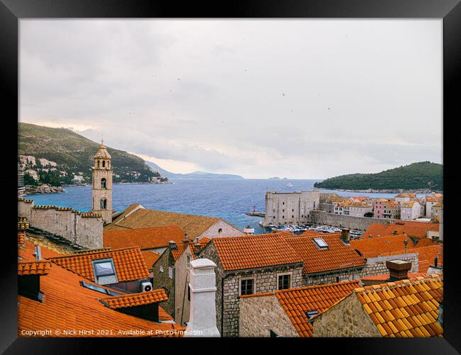 Dubrovnik Bay Framed Print by Nick Hirst