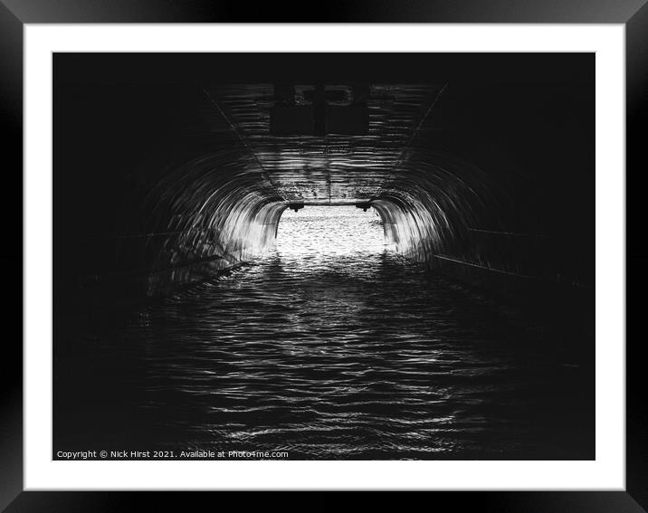 Under the Boat Framed Mounted Print by Nick Hirst