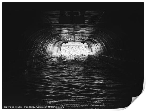 Under the Boat Print by Nick Hirst