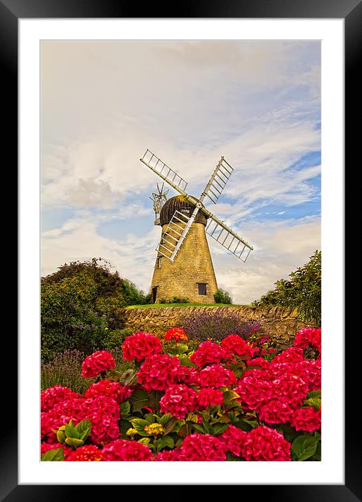 whitburn windmill Framed Mounted Print by Northeast Images