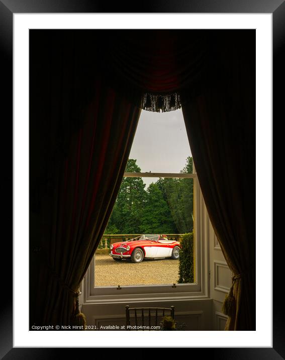 Austin-Healey 3000 Framed Mounted Print by Nick Hirst
