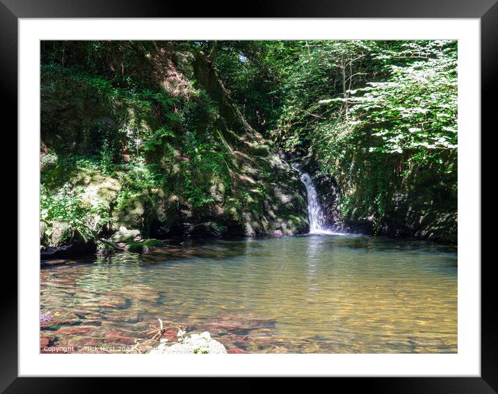 Mini Lagoon Framed Mounted Print by Nick Hirst