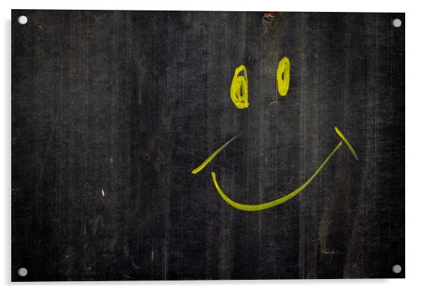 Cheerful smile Acrylic by Christina Hemsley