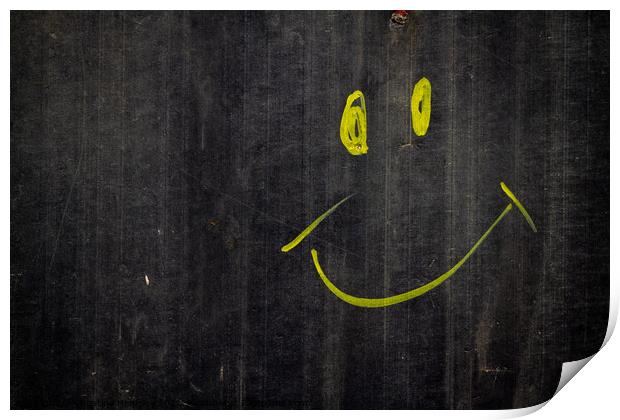 Cheerful smile Print by Christina Hemsley