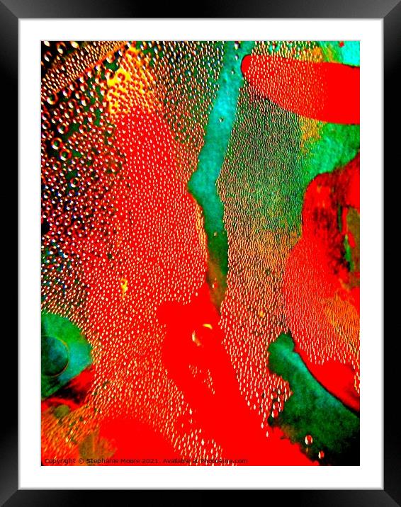 Abstract 2021 113 Framed Mounted Print by Stephanie Moore