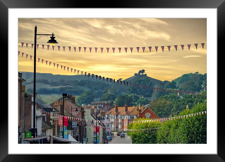 Bridport Framed Mounted Print by Alison Chambers