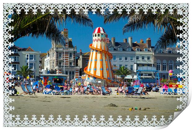 Weymouth Picture Postcard Print by Alison Chambers