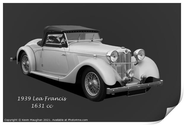 1939 Lea Francis Print by Kevin Maughan