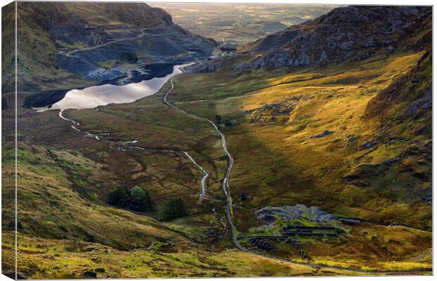 Cwmorthin valley Canvas Print by Rory Trappe