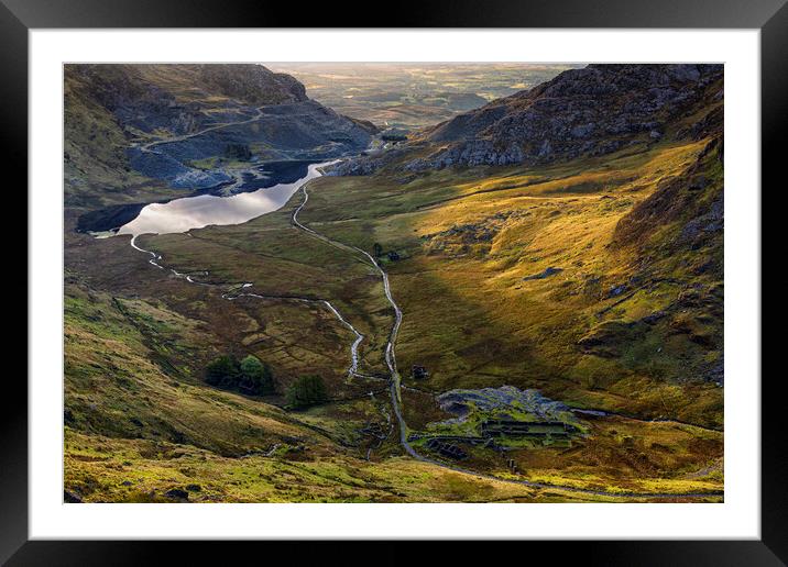 Cwmorthin valley Framed Mounted Print by Rory Trappe
