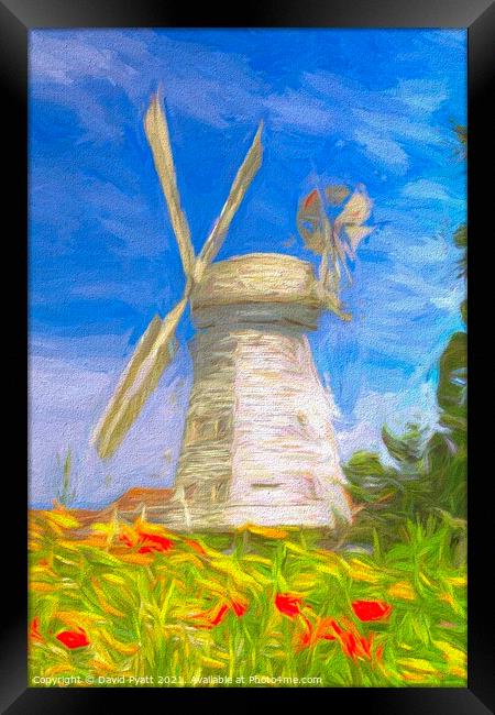 Art Of The Windmill Framed Print by David Pyatt