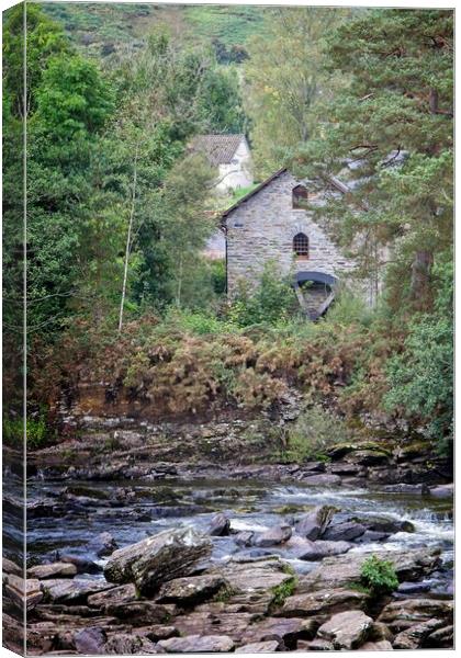 A Mill House, Killin, Scotland Canvas Print by Rob Cole