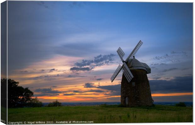 Tysoe Windmill, Warwickshire, UK Canvas Print by Nigel Wilkins