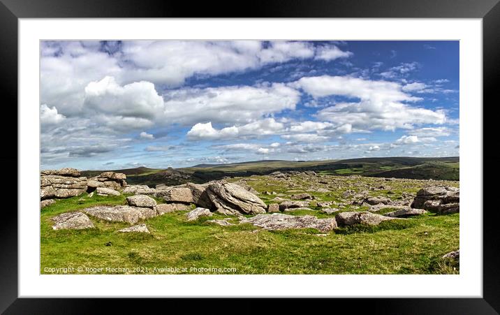 Awe-Inspiring View Framed Mounted Print by Roger Mechan